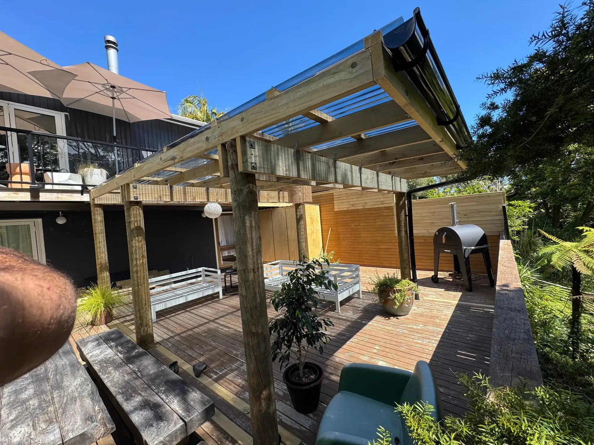 Pergola and deck build Auckland — O'Neill Construction